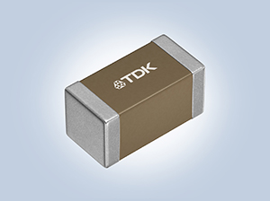 TDK推出封裝尺寸1608、業(yè)內(nèi)最高電容100V的商業(yè)應(yīng)用積層陶瓷貼片電容器
